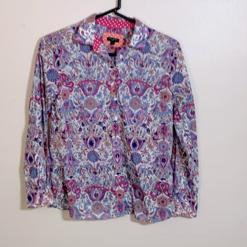 Colorful Floral Button-Up Shirt